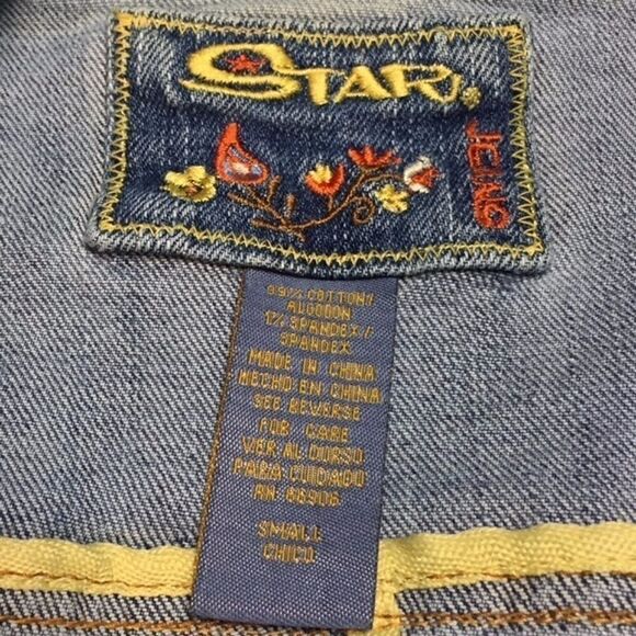 Vintage Denim Jean Jacket - Picture 5 of 7